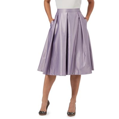 Debut Purple pleated skirt